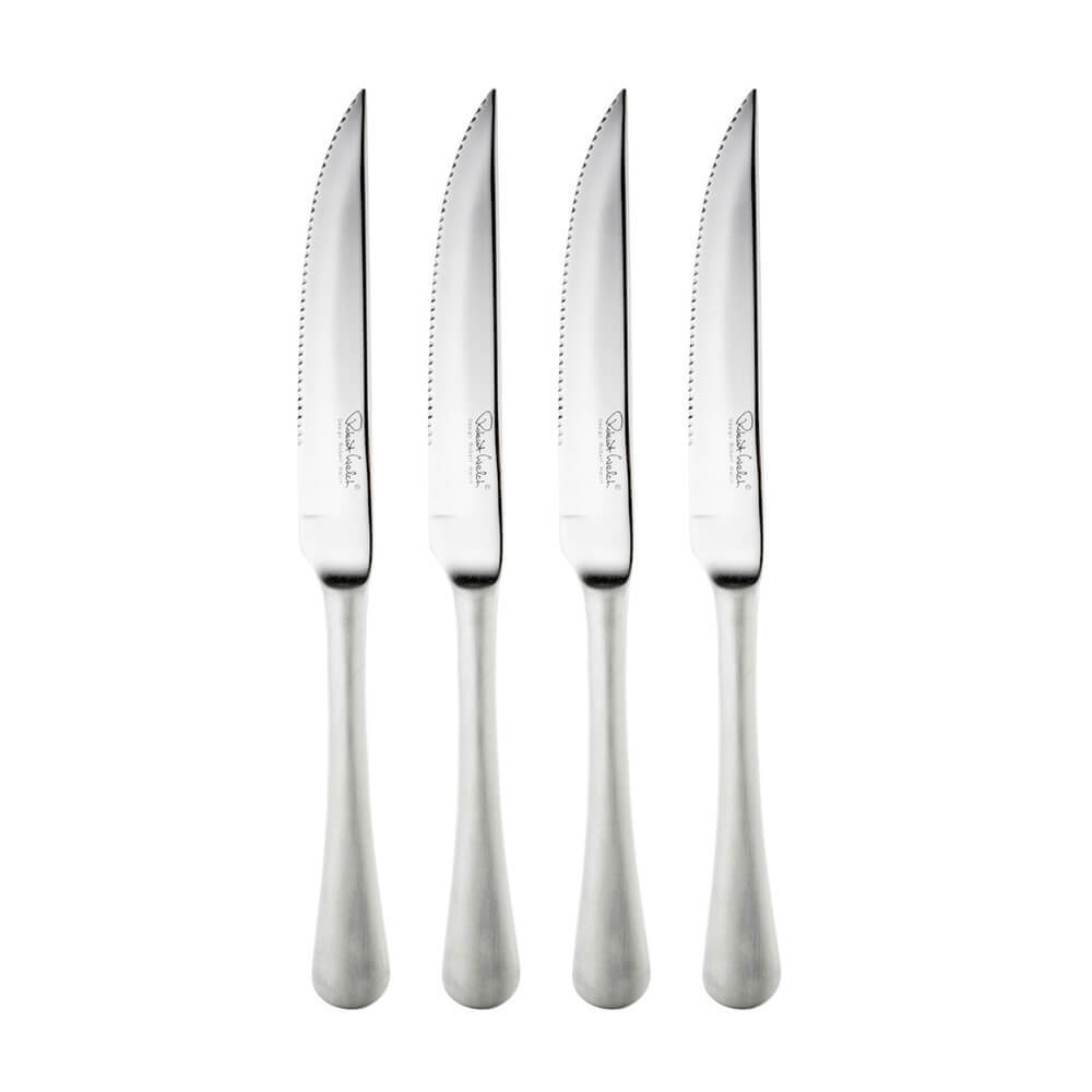 Robert Welch Radford Satin Set of 4 Steak Knives